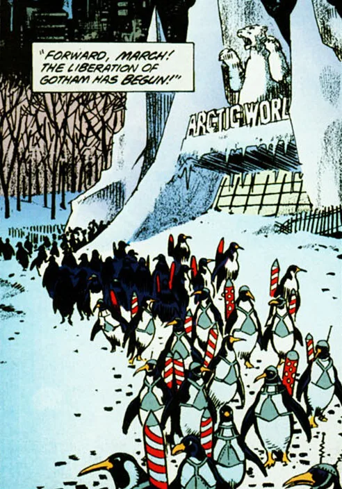 Background for Penguin Commandos