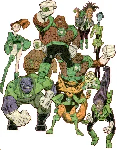 Background for Poglachian Green Lanterns Corps