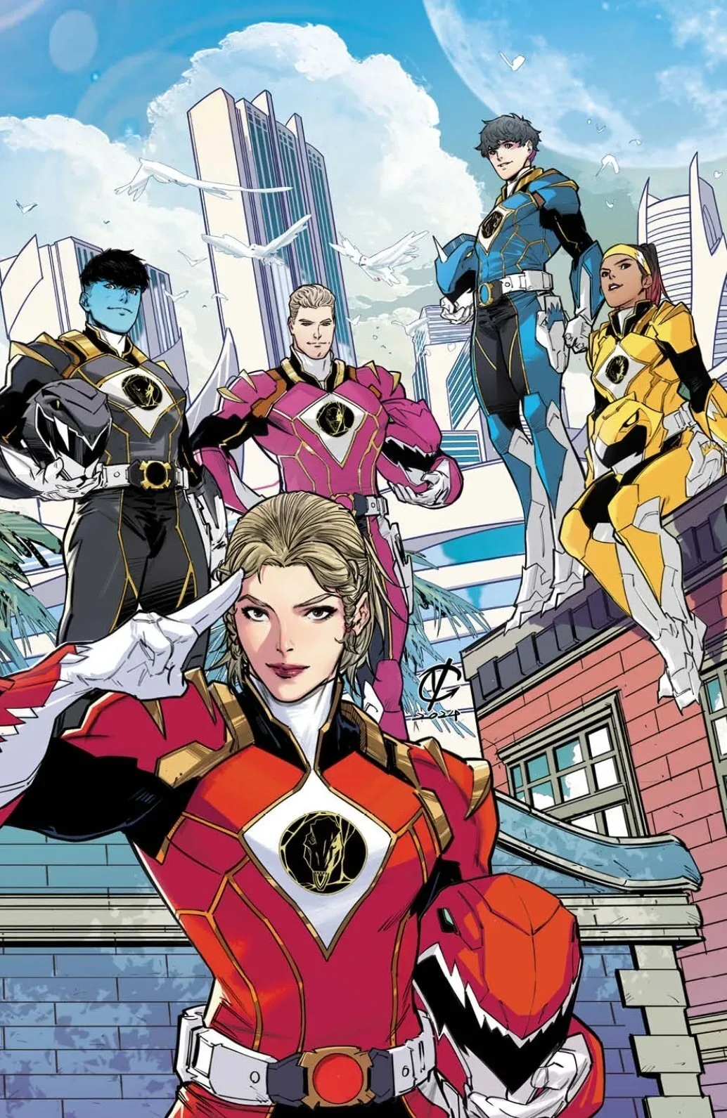 Background for Power Rangers