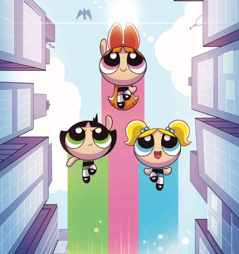 Background for Powerpuff Girls