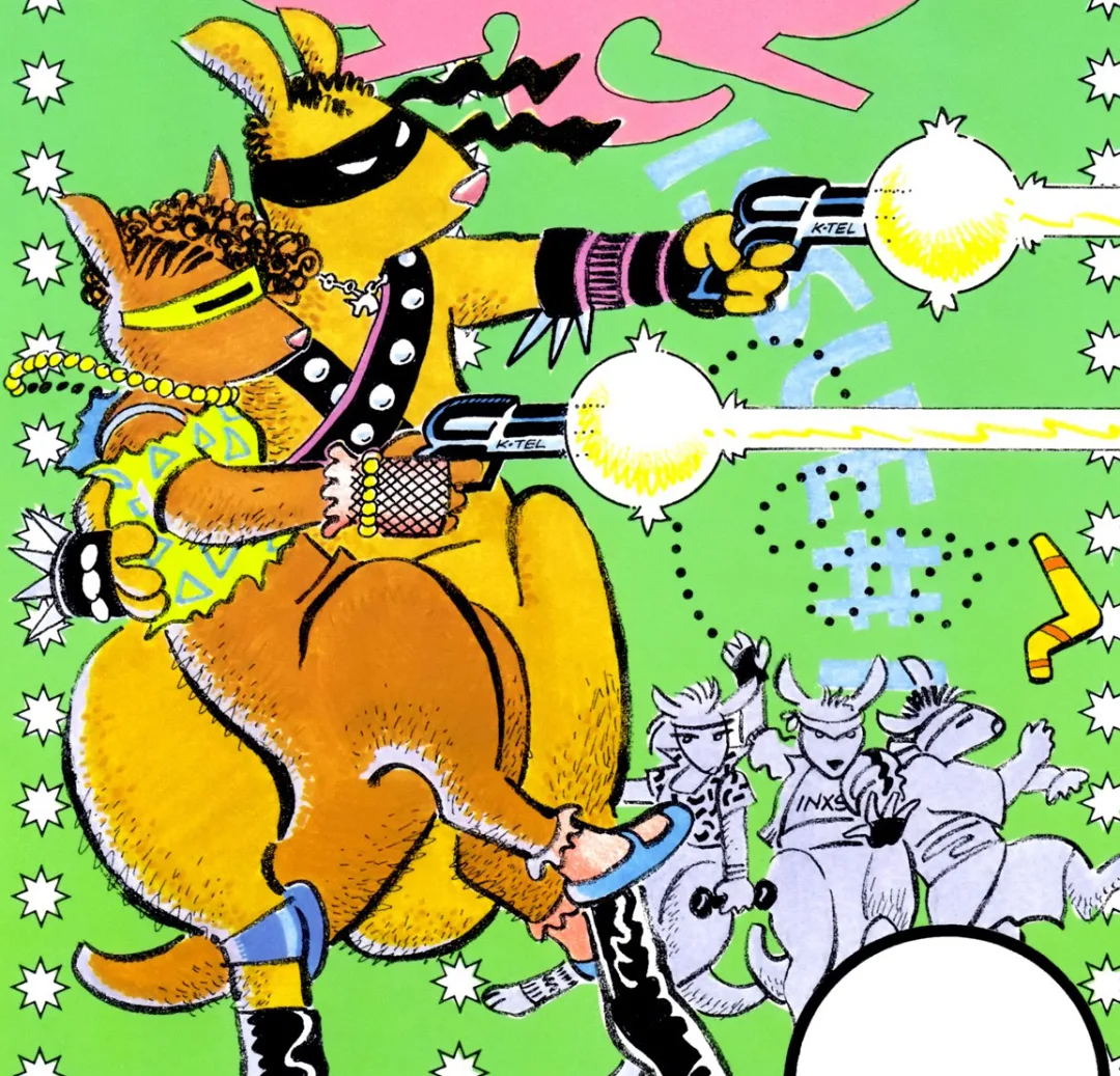 Background for Pre-Teen Dirty-Gene Kung-Fu Kangaroos