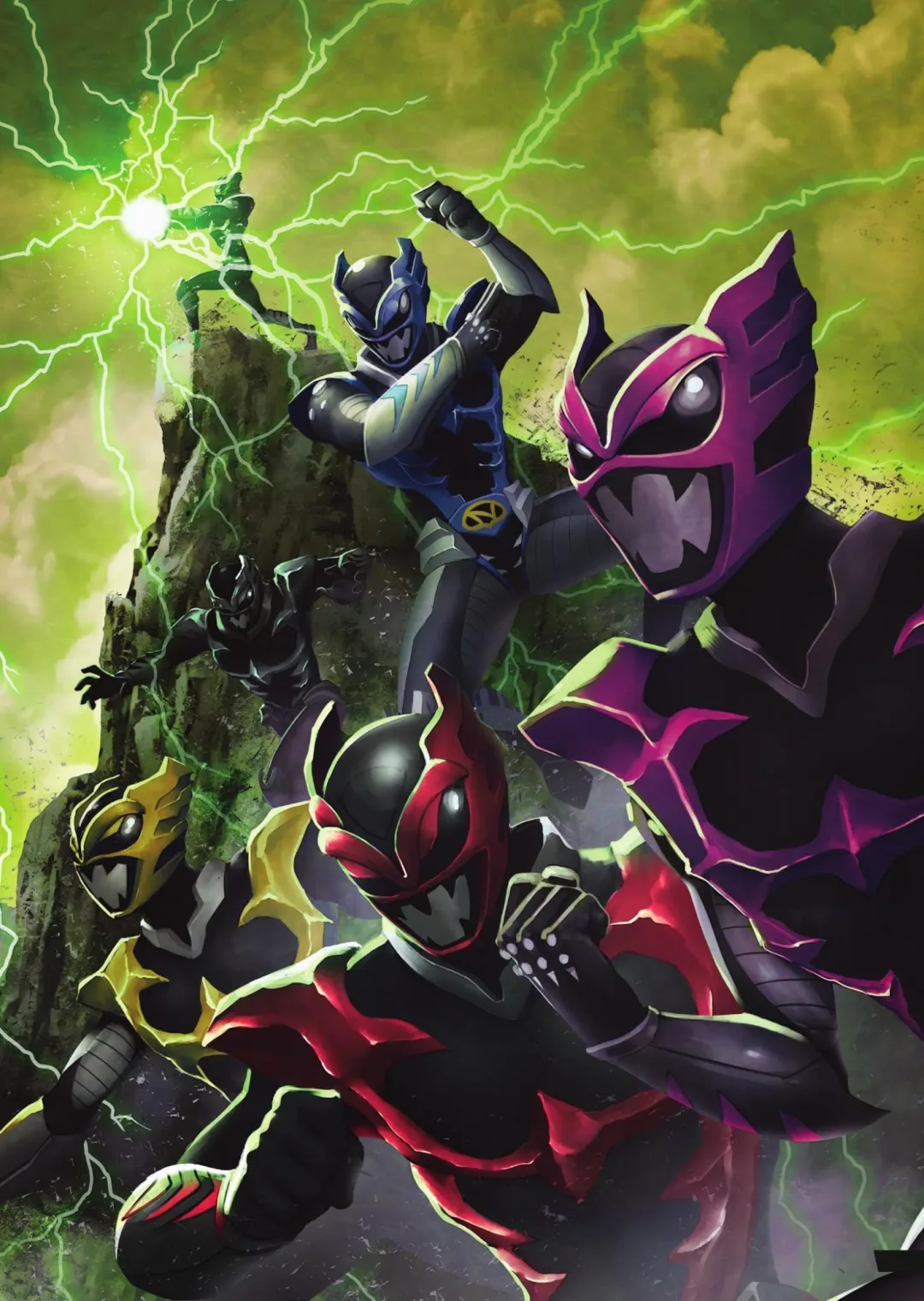 Background for Psycho Rangers