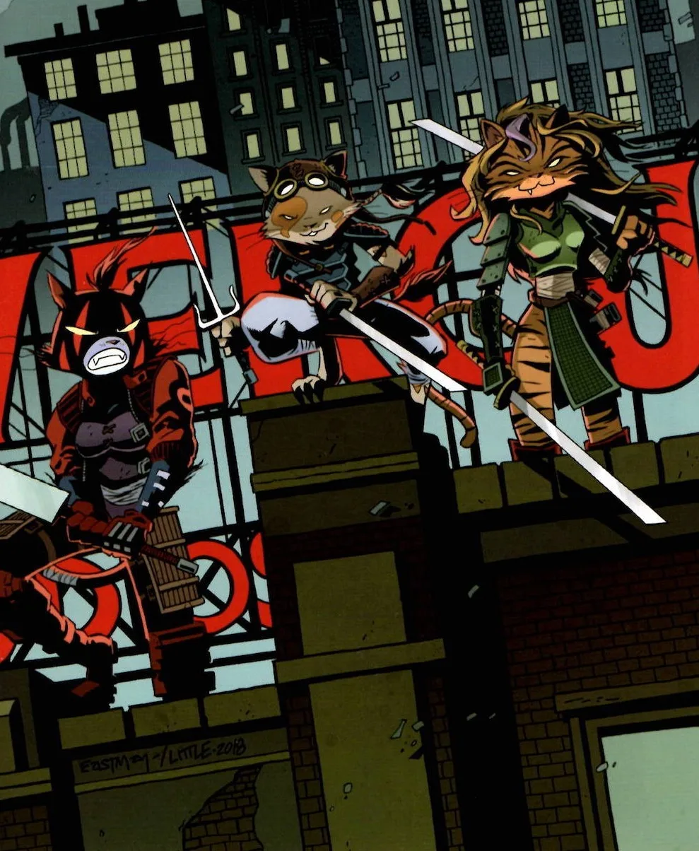 Background for Radically Rearranged Ronin Ragdolls