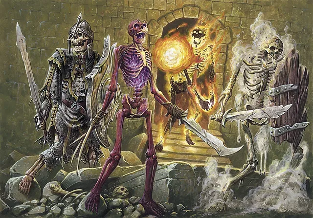 Background for Reanimated Skeletons