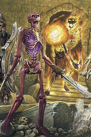 Background for Reanimated Skeletons