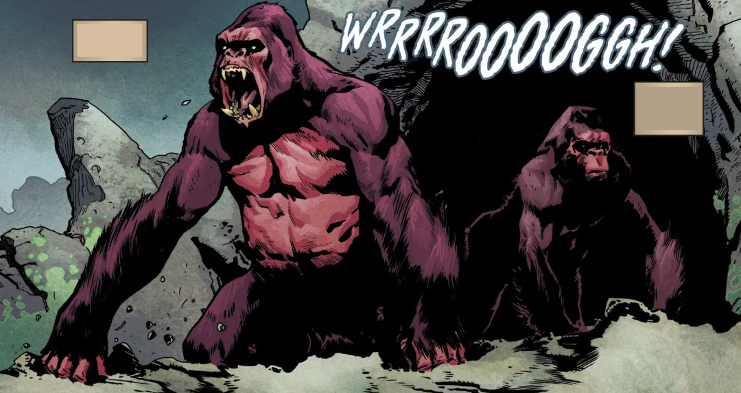 Background for Red Apes