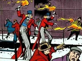 Background for Red Triangle Circus Gang