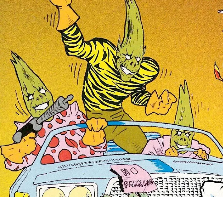 Background for Road Hogs From Outer Space