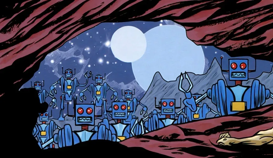 Background for Robo-Barbarians