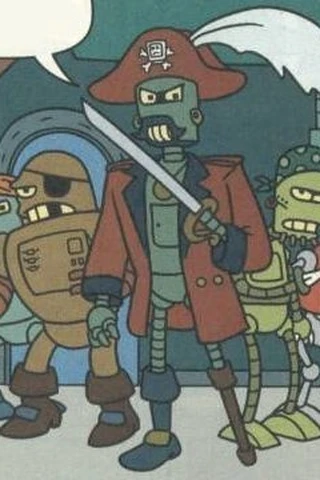 Background for Robot Space Pirates