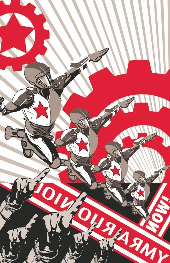 Background for Rocket Red Brigade
