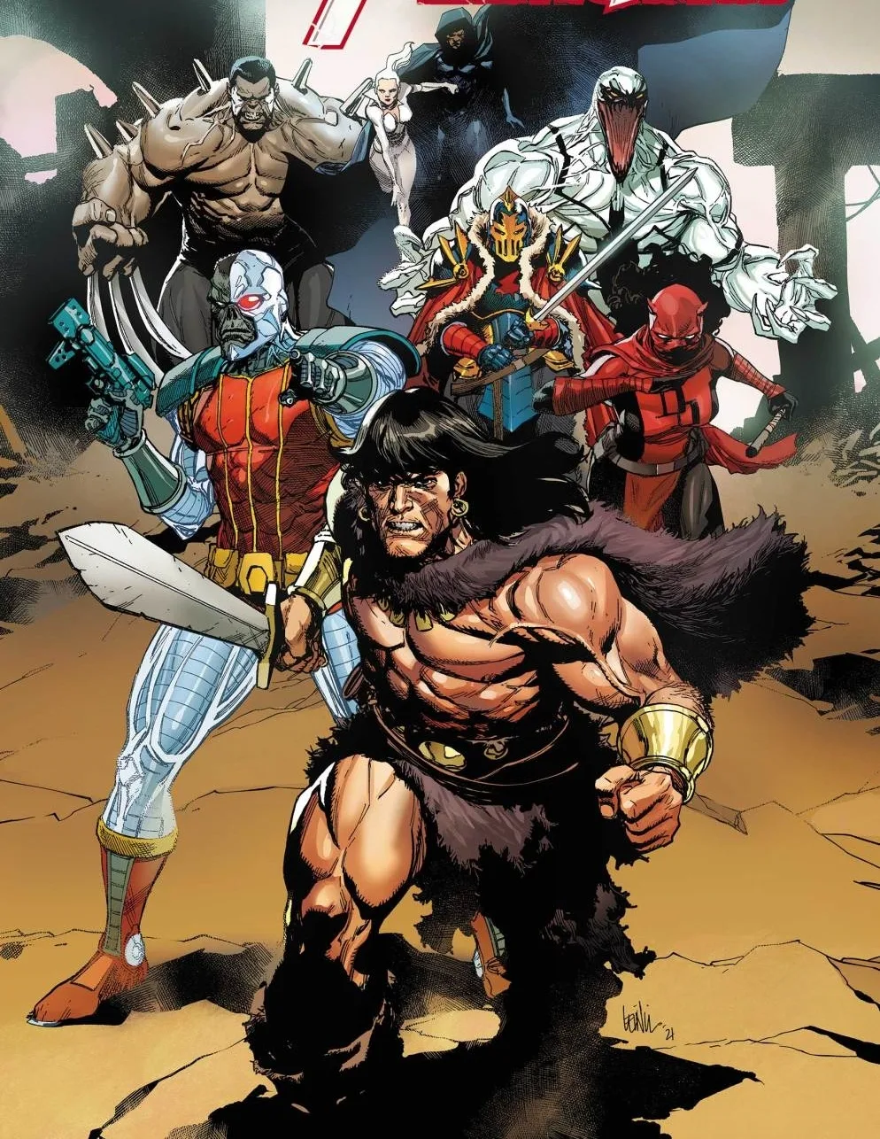 Background for Savage Avengers