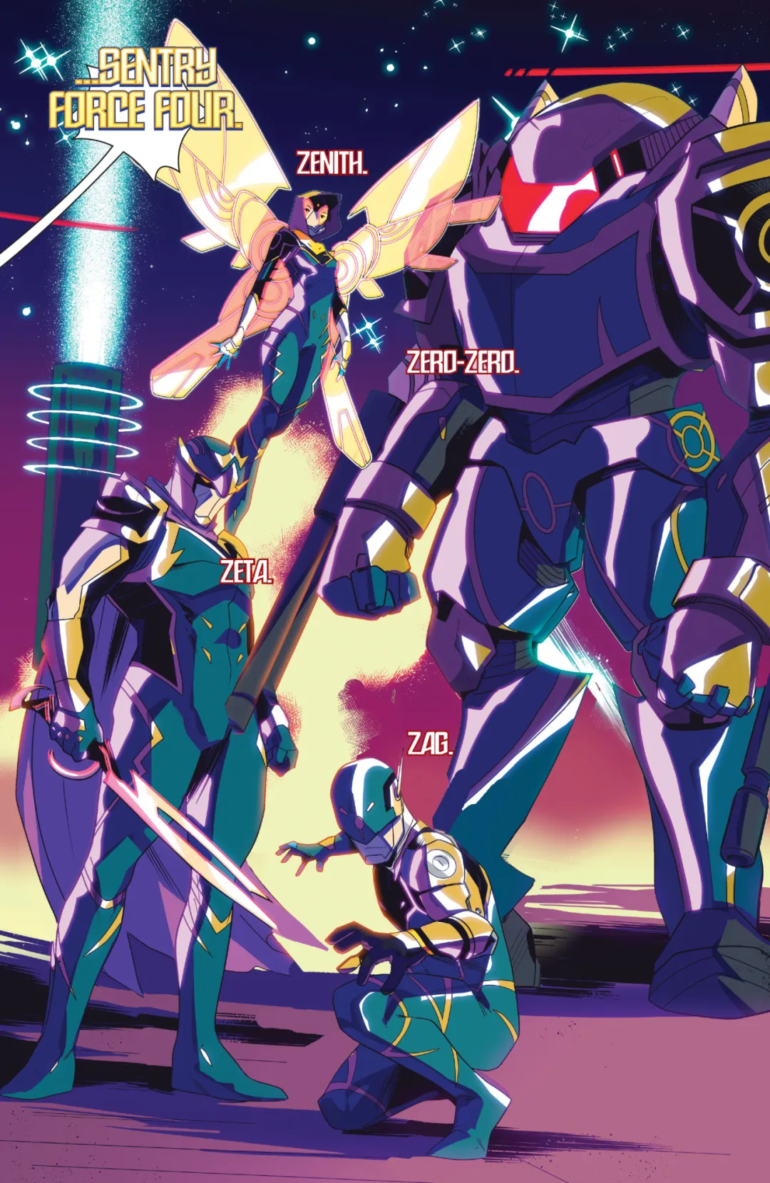 Background for Sentry Force Four