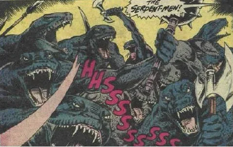 Background for Serpent Men
