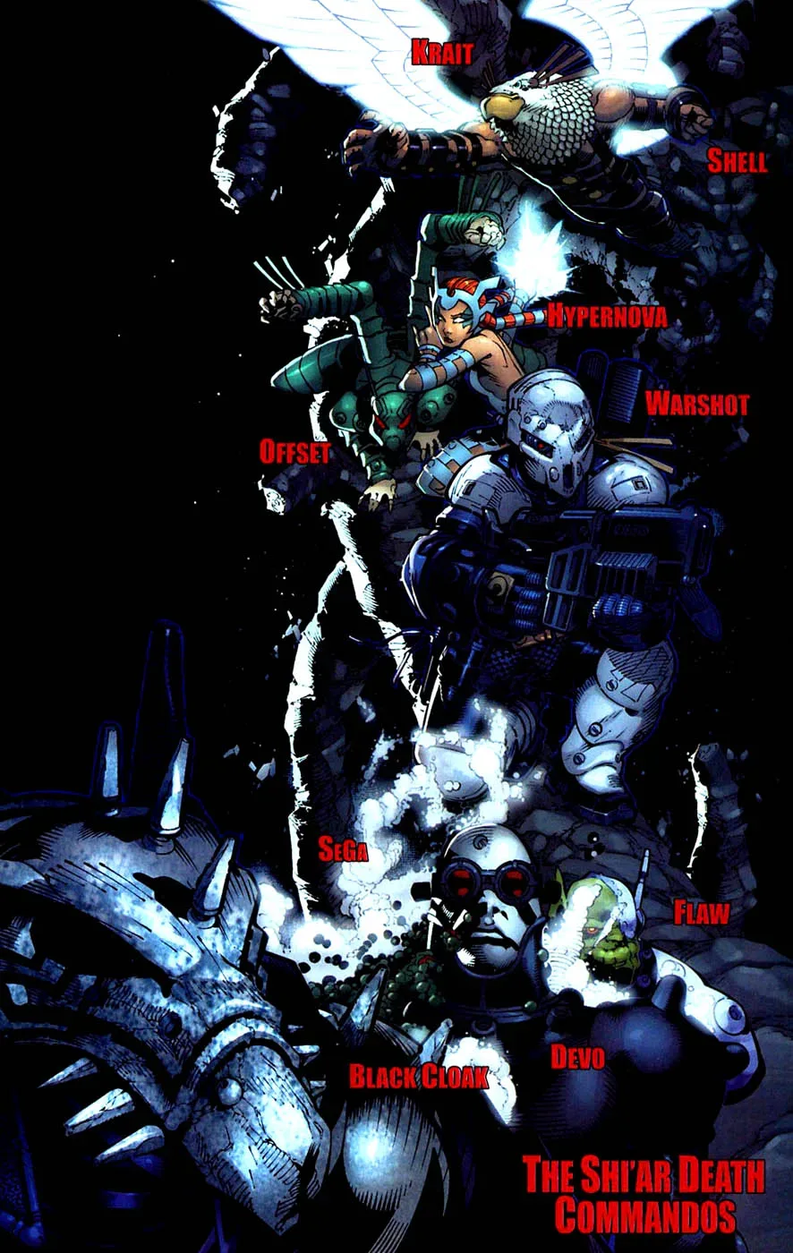 Background for Shi'ar Death Commandos
