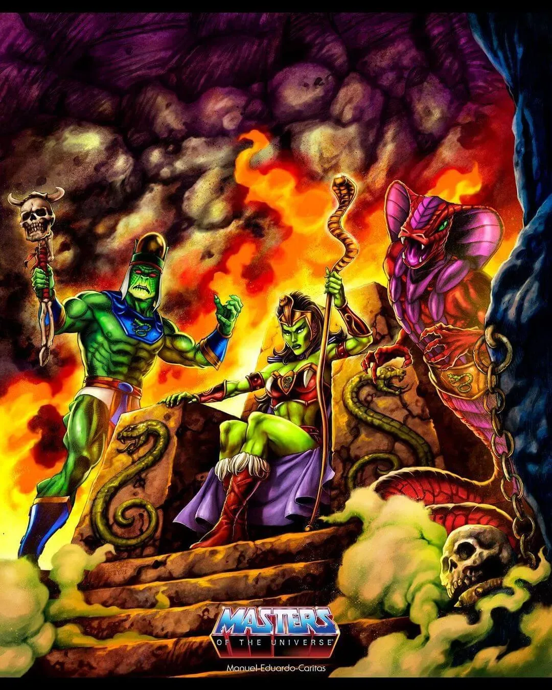 Background for Snake Men