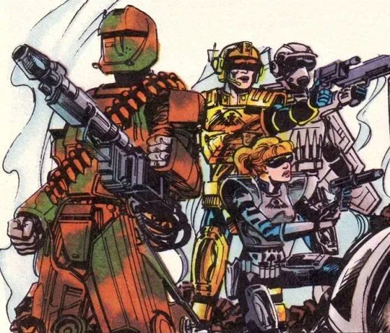 Background for Soldiers Of The Future