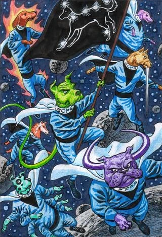 Background for Space Canine Patrol Agents