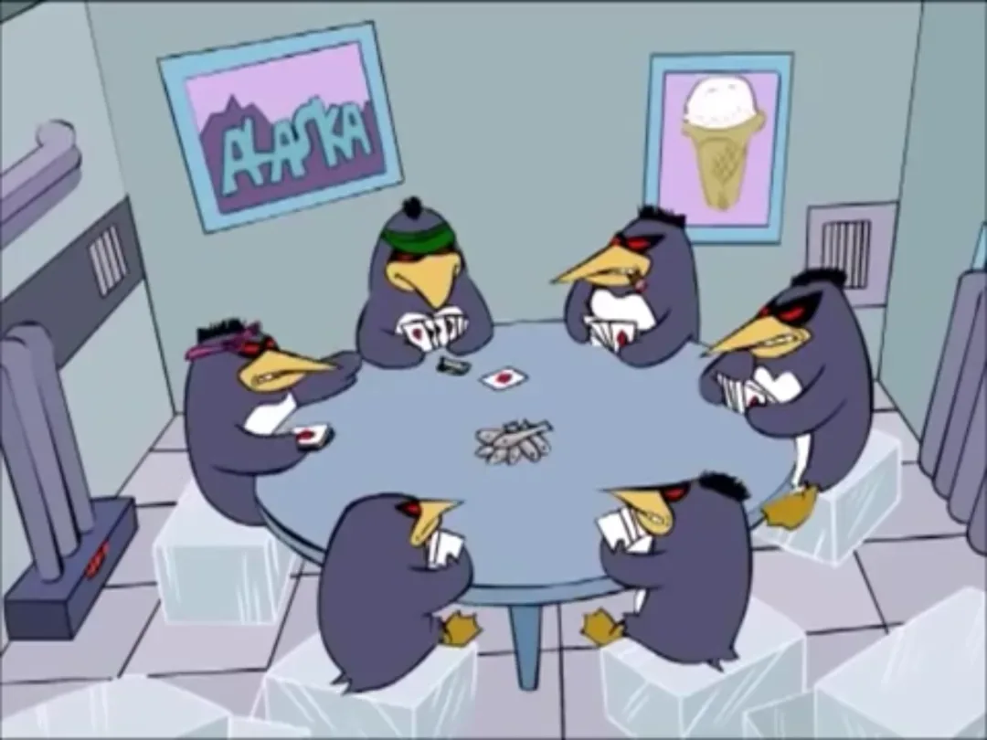 Background for Space Penguins