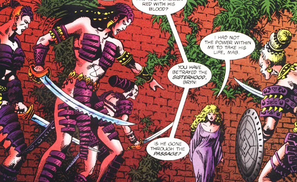 Background for Spider-Amazons