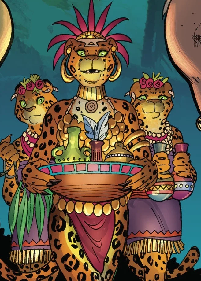 Background for Sun Cult Leopards