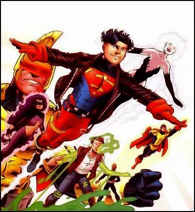 Background for Superboy and the Ravers