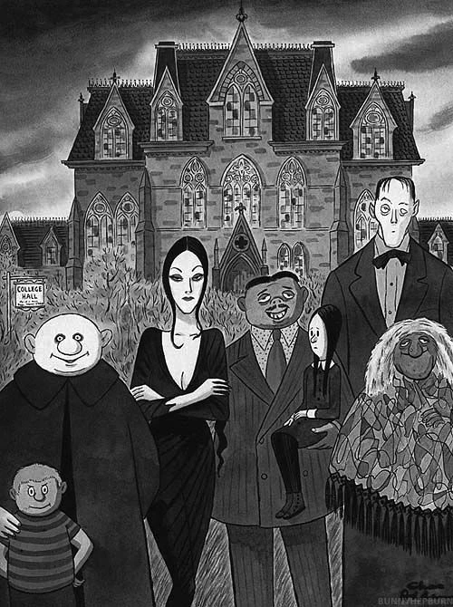 Background for The Addams Family
