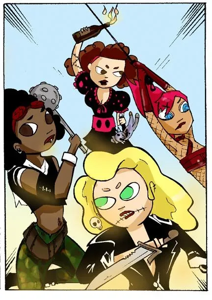 Background for The Black Cherry Bombshells