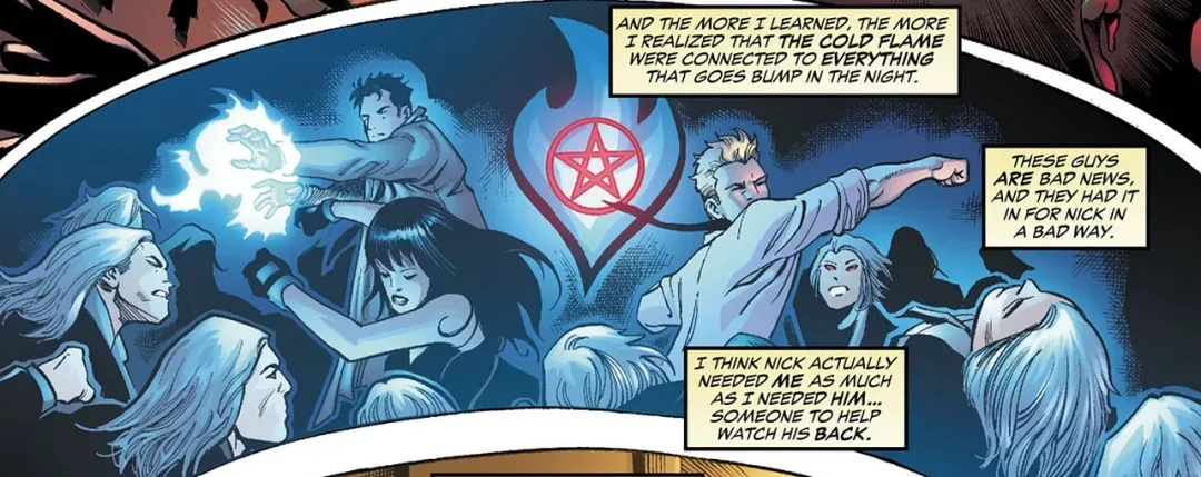 Background for The Cult of the Cold Flame