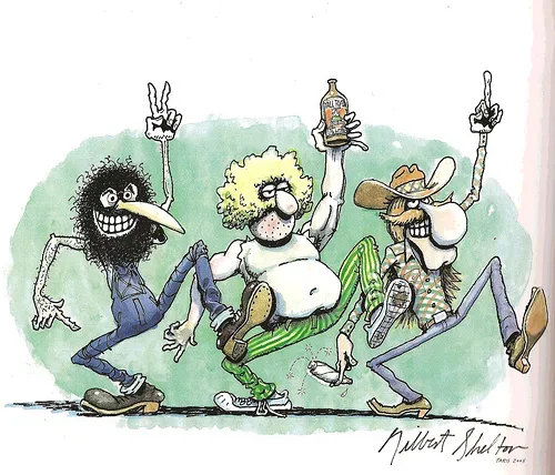 Background for The Fabulous Furry Freak Brothers