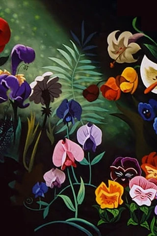 Background for The Flowers