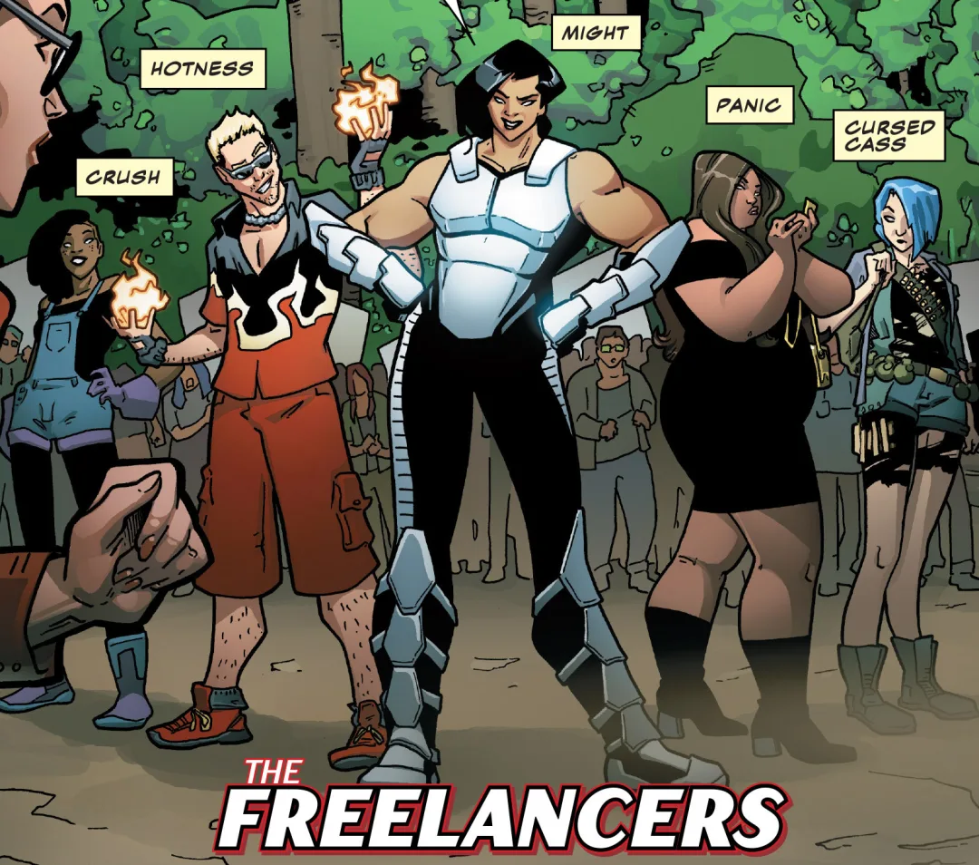 Background for The Freelancers