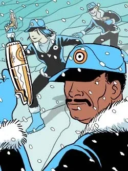 Background for The Pole Police