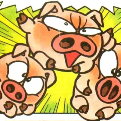 Three Little Pigheads