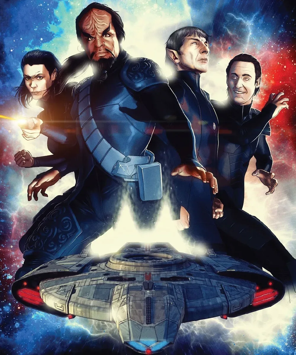 Background for U. S. S. Defiant Crew