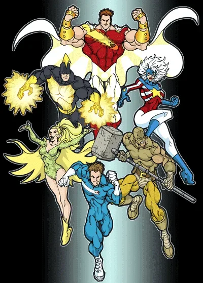 Background for Ultra Mega Super Five