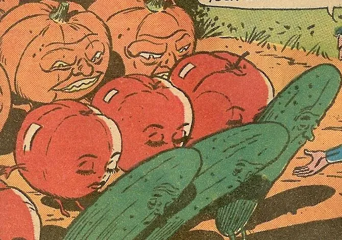 Background for Vegetable People