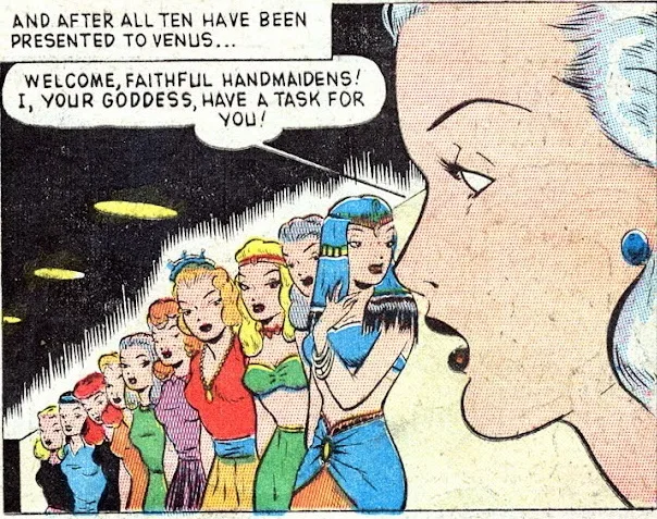 Background for Venus' Handmaidens