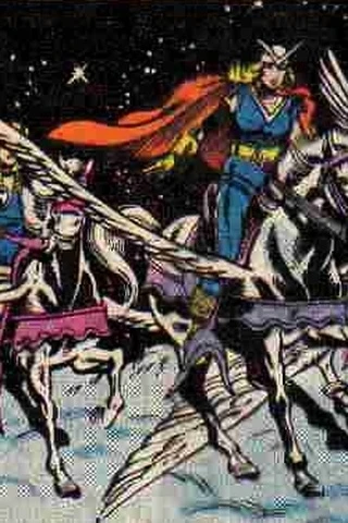 Background for Winged Steeds