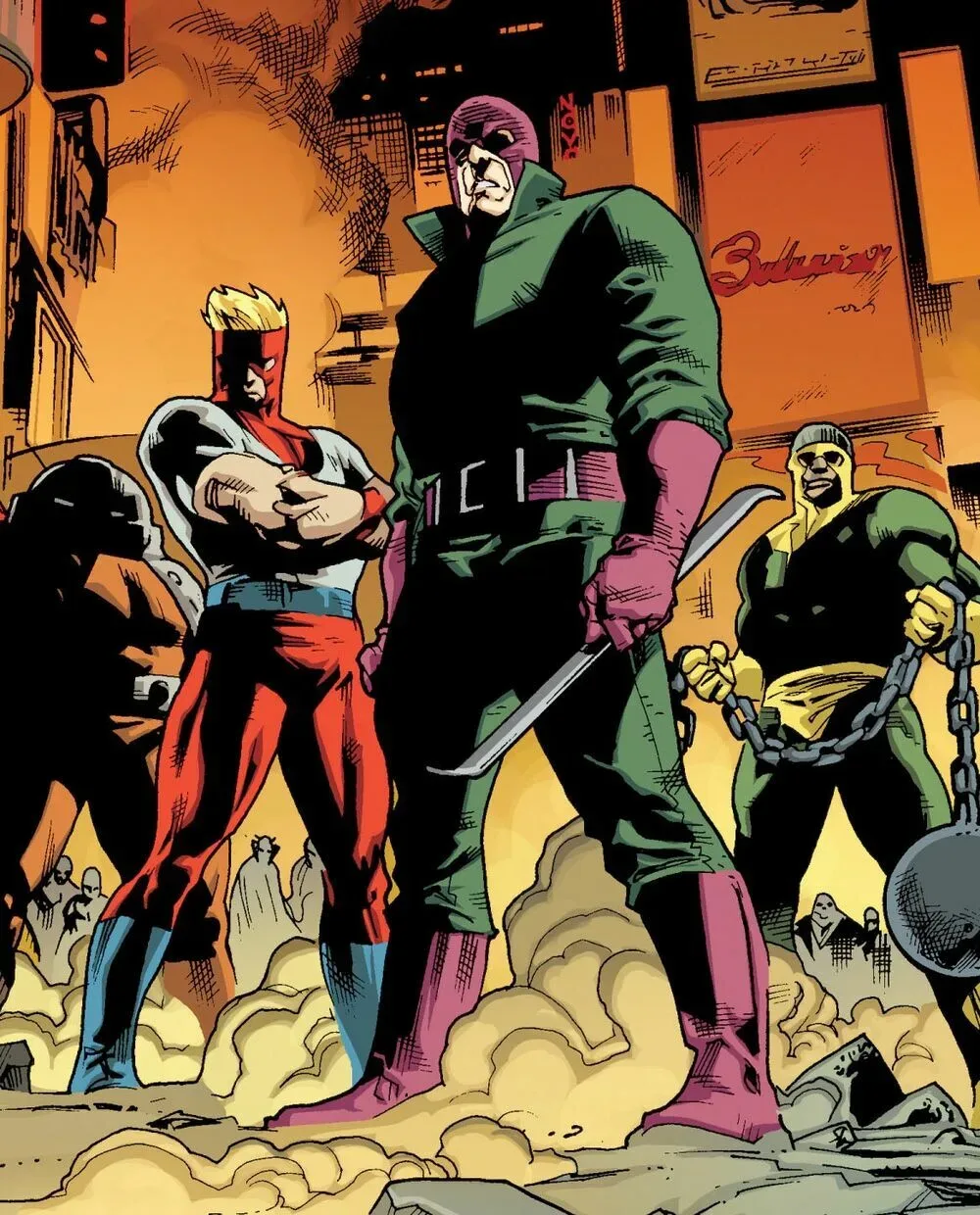 Background for Wrecking Crew
