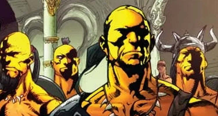 Background for Yellow Martians