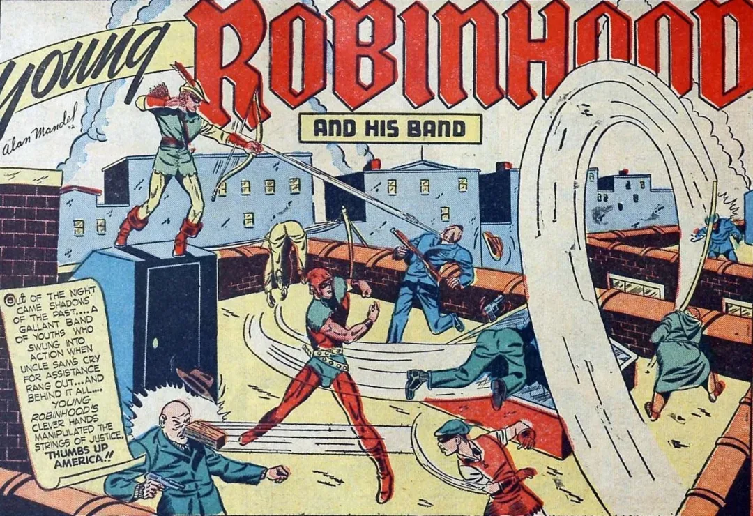 Background for Young Robinhood's Band