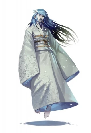 Background for Yuki-Onna