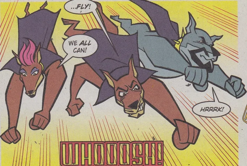 Background for Zod's Three Nuaghty Doggies
